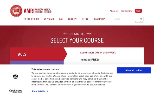 Screenshot of aclsonline.us