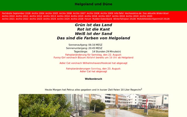 Screenshot of duene1.de
