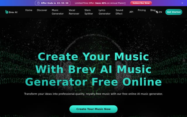 Screenshot of brev.ai