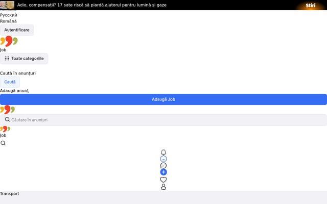 Screenshot of 999.md