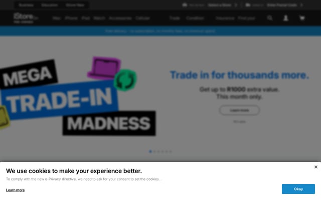 Screenshot of istorepreowned.co.za