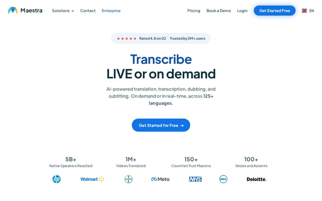 Screenshot of maestrasuite.com