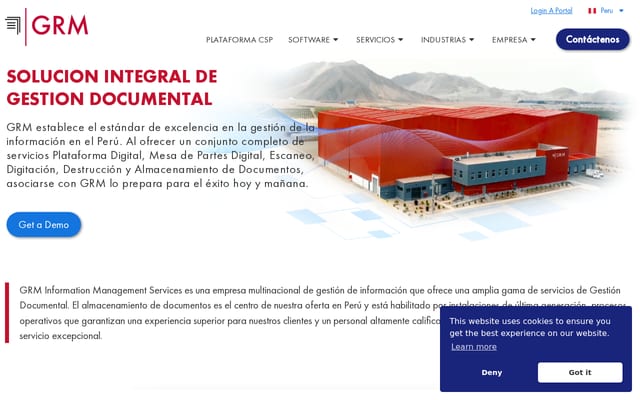 Screenshot of grmcontroldocument.com