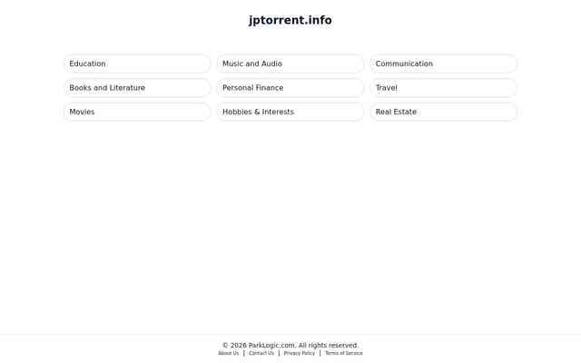 Screenshot of jptorrent.info