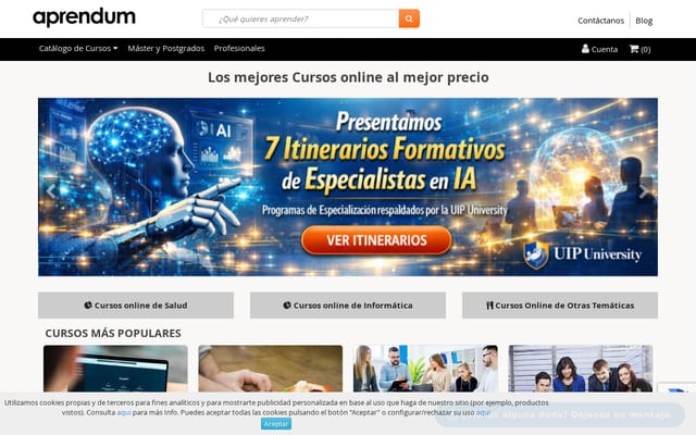 Screenshot of aprendum.com.pe