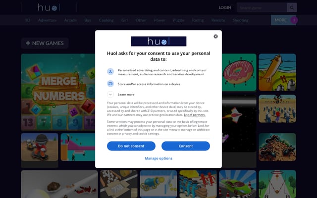 Screenshot of huol.net