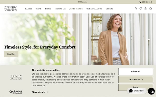 Screenshot of countrycollection.co.uk