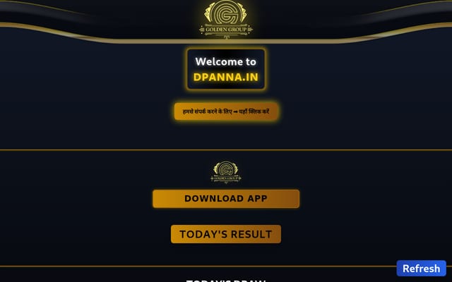 Screenshot of bombaymatka.com