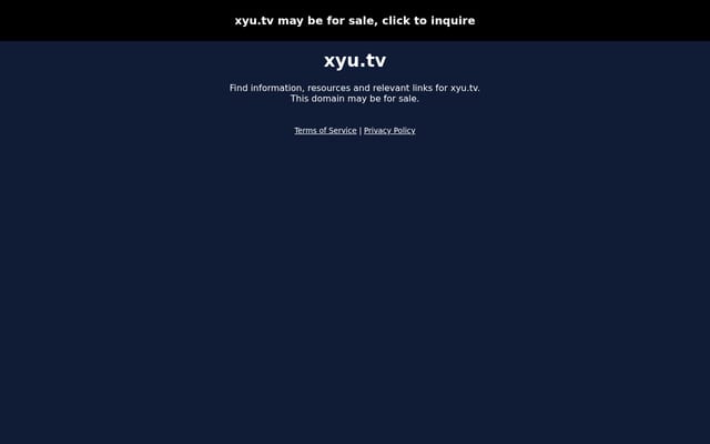 Screenshot of xyu.tv