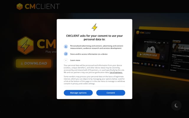 Screenshot of cm-pack.pl