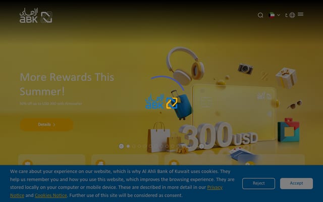 Screenshot of eahli.com
