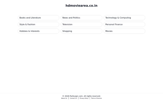 Screenshot of hdmoviearea.co.in