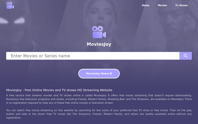 Screenshot of moviesjoy.cc