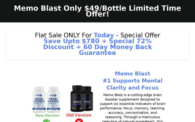Screenshot of memoblast.co
