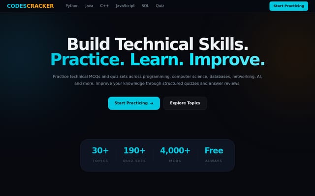 Screenshot of codescracker.com