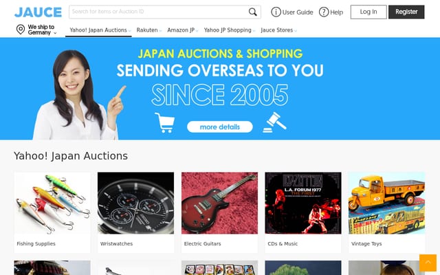 Screenshot of jauce.com