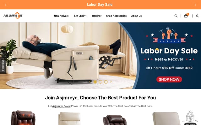 Screenshot of asjmreye.com