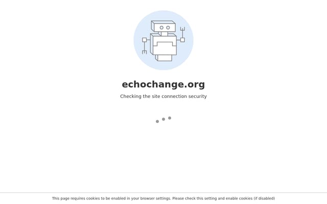 Screenshot of echochange.org