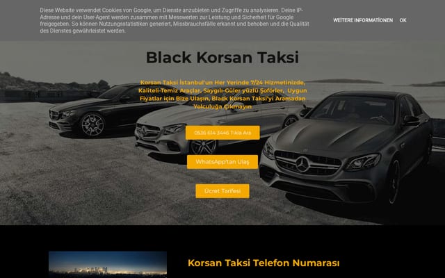 Screenshot of blacktaksi.com