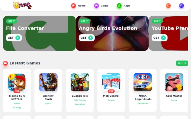 Screenshot of tweakhome.app