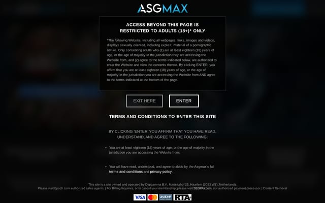 Screenshot of asgmax.com