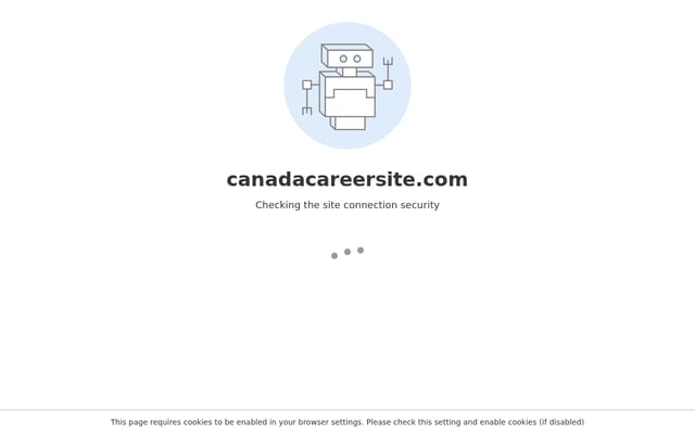 Screenshot of canadacareersite.com