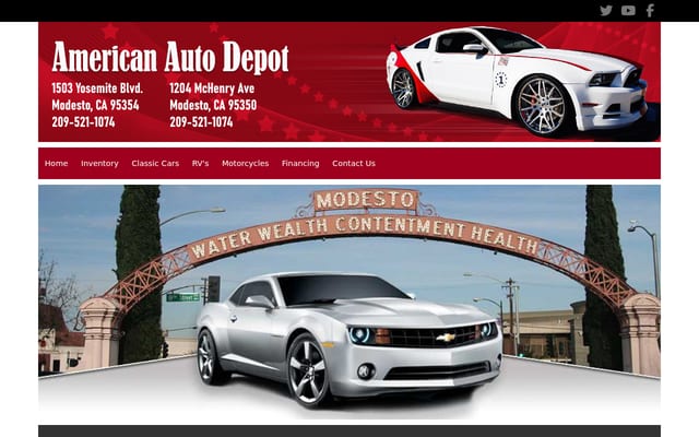 Screenshot of americanautodepot.net