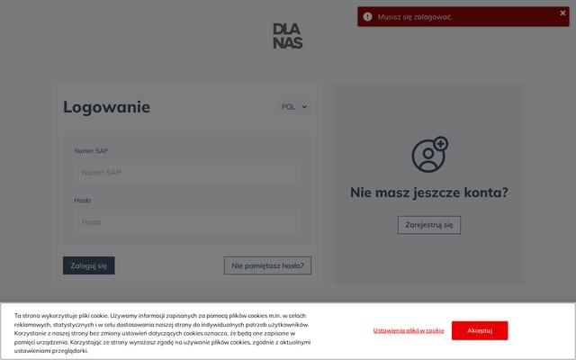 Screenshot of dlanaswjm.pl