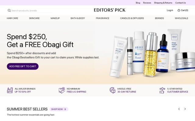Screenshot of editorspick.com