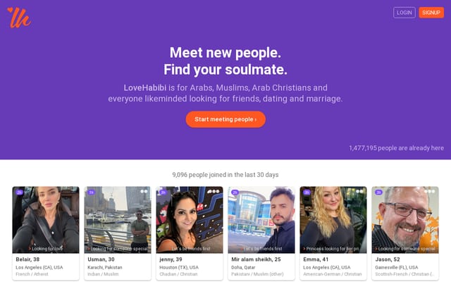 Screenshot of lovehabibi.com