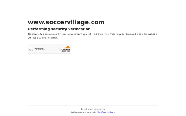 Screenshot of soccervillage.com