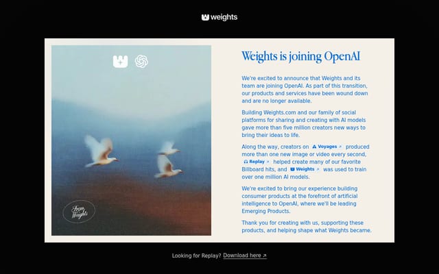 Screenshot of weights.com
