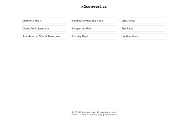 Screenshot of x2convert.cc