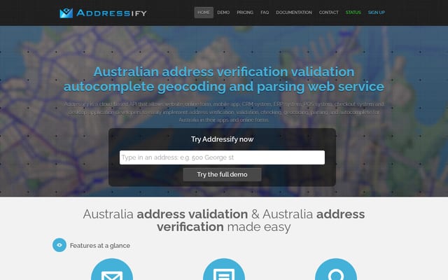 Screenshot of addressify.com.au
