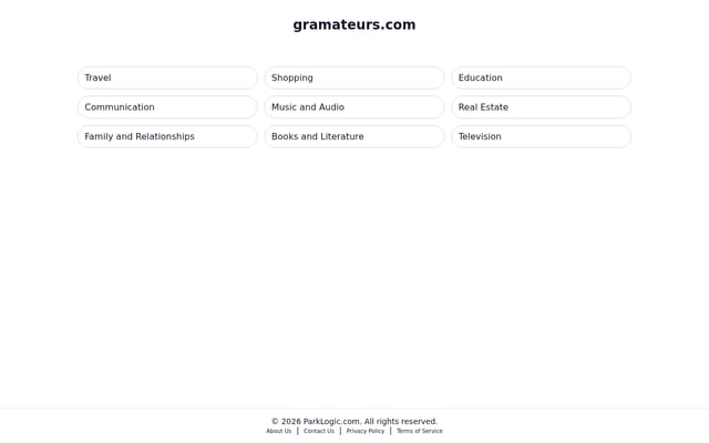 Screenshot of gramateurs.com