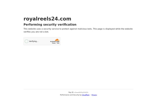Screenshot of royalreels22.com