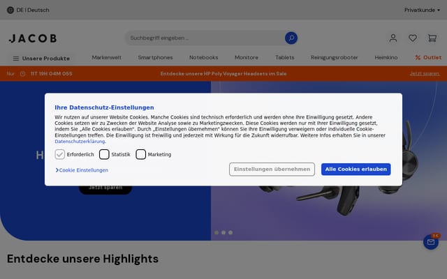 Screenshot of jacob.de