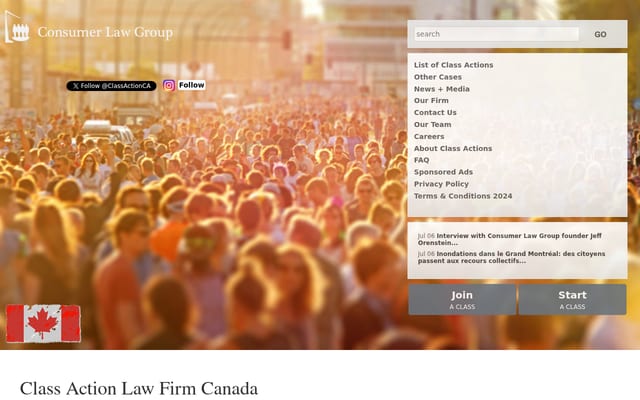 Screenshot of clg.org