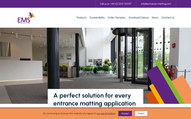 Screenshot of entrance-matting.com