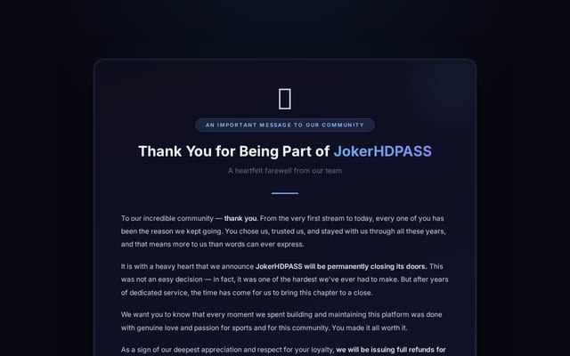 Screenshot of jokerhdpass.com