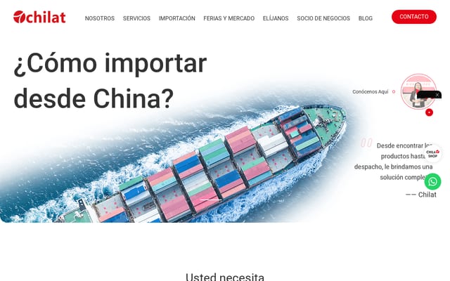 Screenshot of chilat.com