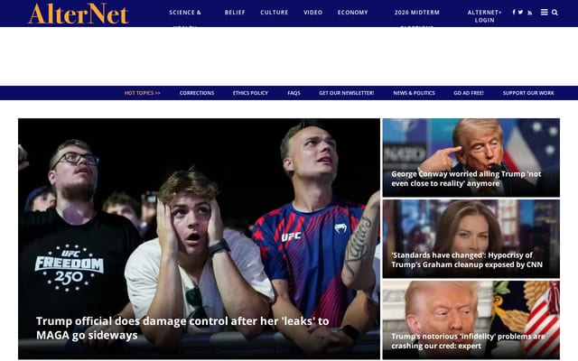 Screenshot of alternet.org