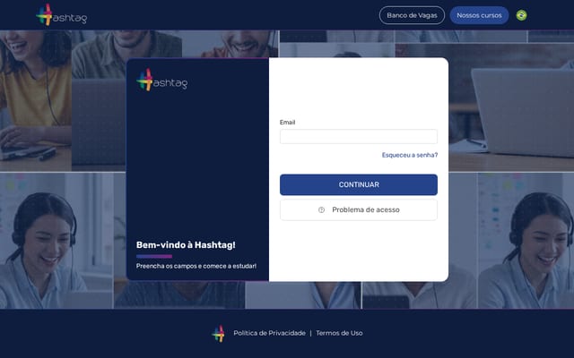 Screenshot of portalhashtag.com