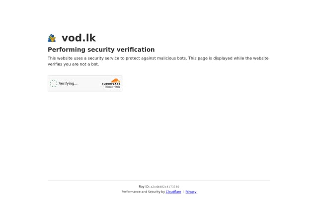 Screenshot of vod.lk