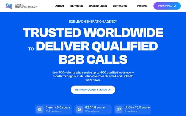 Screenshot of salesar.io