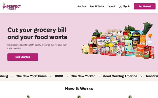 Screenshot of imperfectfoods.com