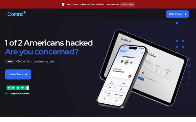 Screenshot of controlplus.app