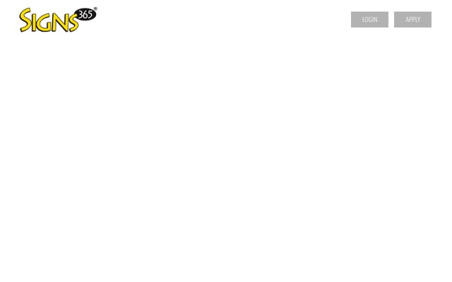 Screenshot of signs365.com