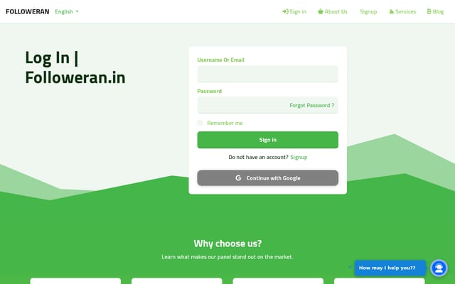 Screenshot of followeran.in
