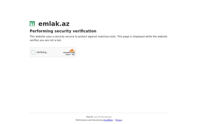 Screenshot of emlak.az